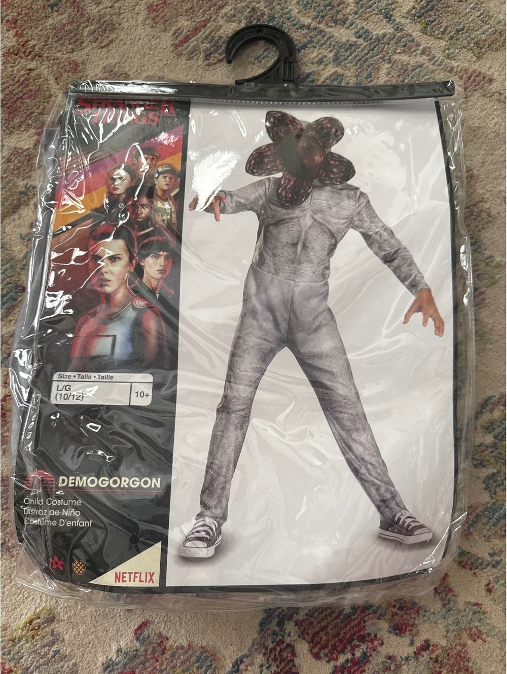 Child's Demogorgon Costume from Netflix Stranger Things, Size Large (10-12)